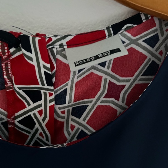 Red, White, and Blue Star Print Dress - Picture 2 of 4